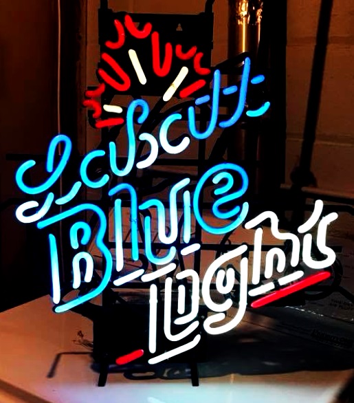 Labatt Blue Light Text Logo Neon Sign